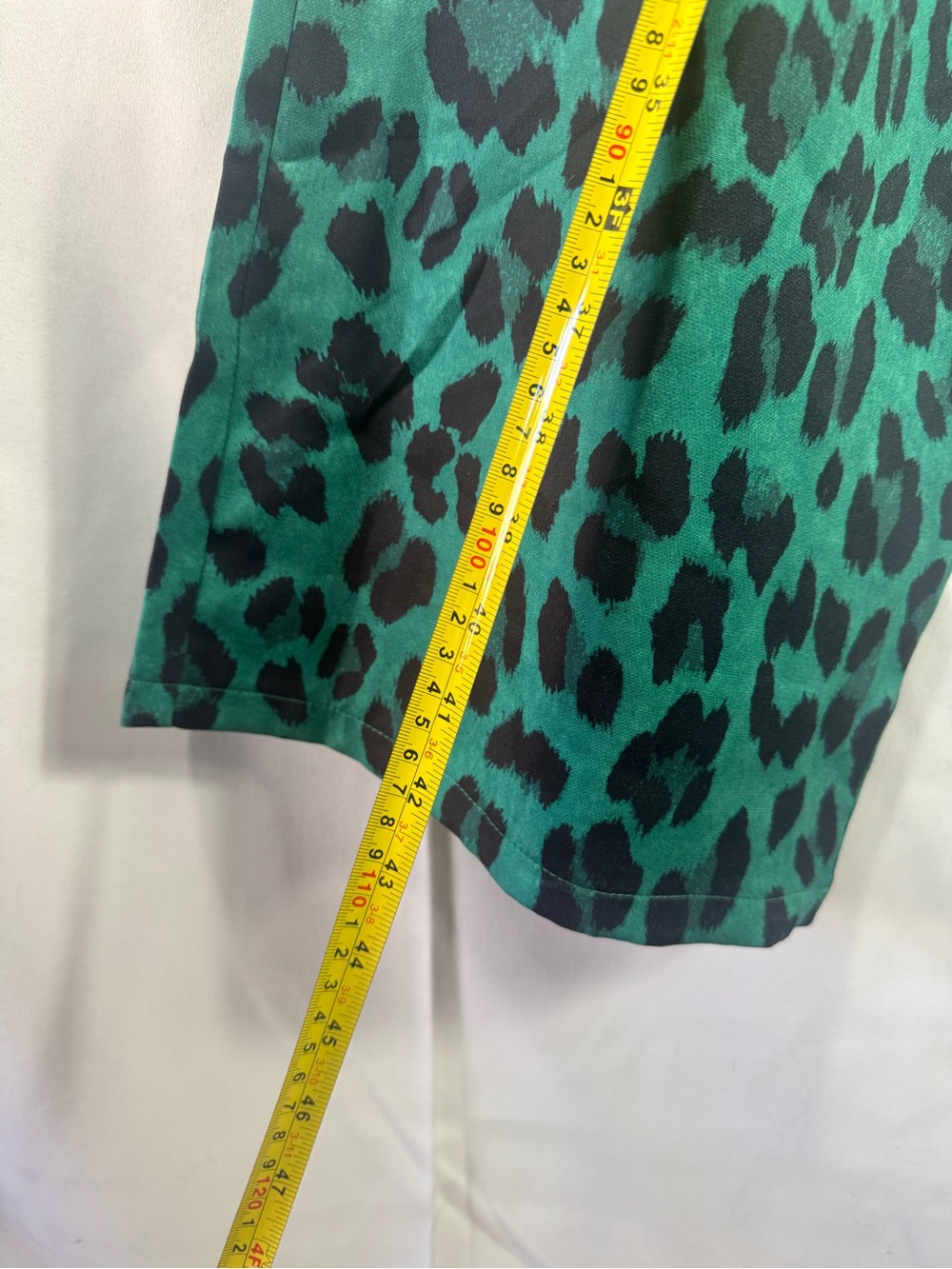 Blithe Green and Black Leopard-Print Pant 2 piece Suit - Picture 6 of 10